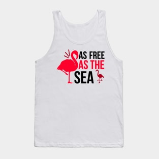 As Free As The Sea Tank Top